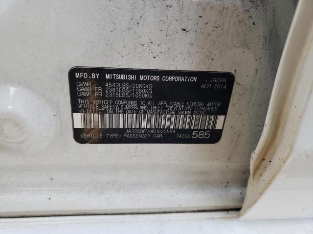Photo 10 from auction – 2014 MITSUBISHI LANCER EVO with VIN JA32W8FV0EU022569