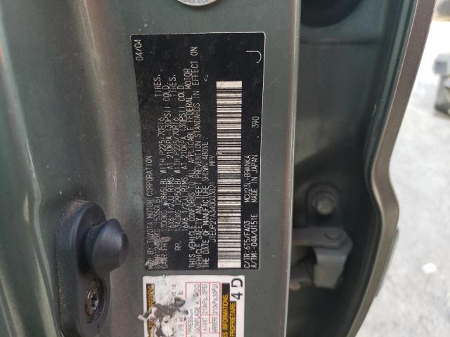 Photo 10 from auction – 2004 TOYOTA HIGHLANDER with VIN JTEDP21A340033821