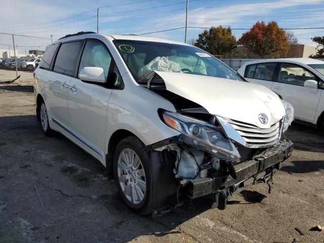 TOYOTA SIENNA XLE 2017 with VIN 5TDYZ3DC7HS893761 - Photo from auction
