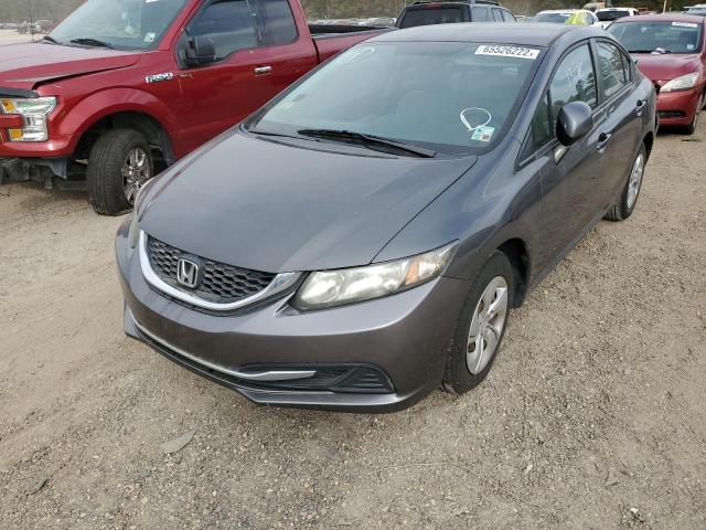 Photo 2 from auction – 2013 HONDA CIVIC LX with VIN 2HGFB2F50DH594532