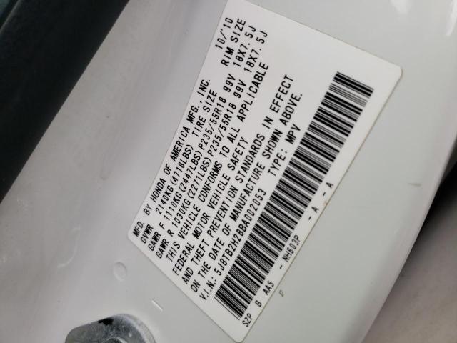 Photo 10 from auction – 2011 ACURA RDX with VIN 5J8TB2H28BA002053