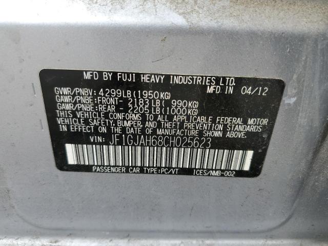 Photo 10 from auction – 2012 SUBARU IMPREZA LI with VIN JF1GJAH68CH025623