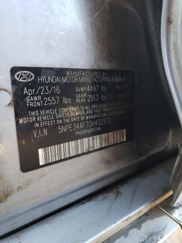 Photo 10 from auction – 2016 HYUNDAI SONATA SPO with VIN 5NPE34AF7GH432377