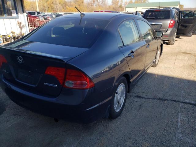 Photo 4 from auction – 2007 HONDA CIVIC HYBR with VIN JHMFA36217S021387