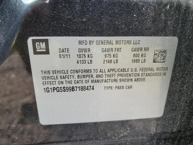 Photo 10 from auction – 2011 CHEVROLET CRUZE LT with VIN 1G1PG5S99B7188474