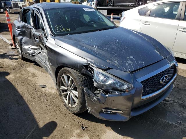 INFINITI Q50 BASE 2014 with VIN JN1BV7AP1EM690438 - Photo from auction