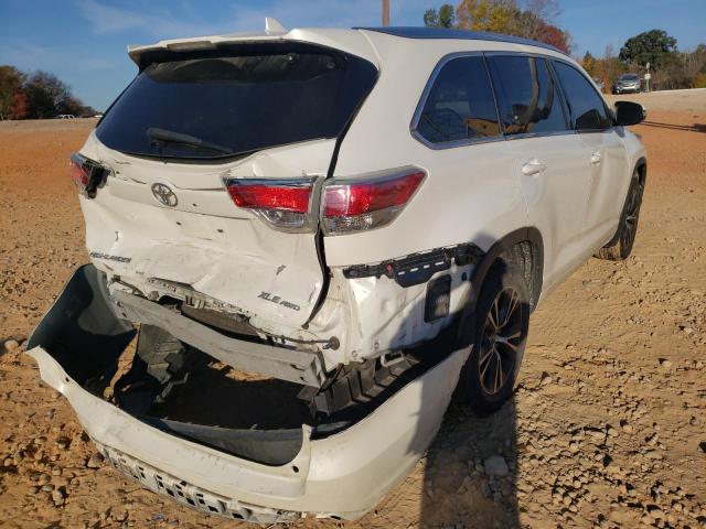 Photo 4 from auction – 2016 TOYOTA HIGHLANDER with VIN 5TDJKRFH5GS295376