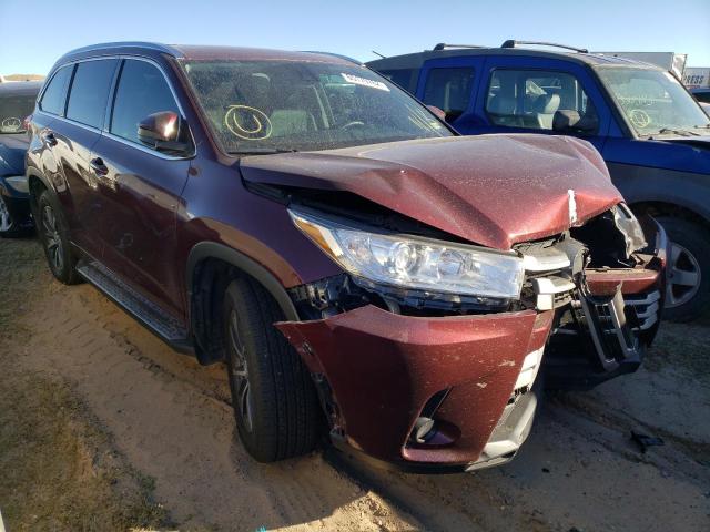 TOYOTA HIGHLANDER 2017 with VIN 5TDJZRFH9HS391489 - Photo from auction