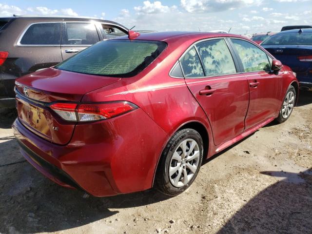 Photo 4 from auction – 2022 TOYOTA COROLLA LE with VIN JTDEPMAE8NJ209703
