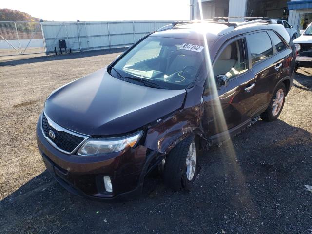 Photo 2 from auction – 2015 KIA SORENTO LX with VIN 5XYKT4A66FG599368