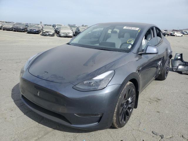 Photo 2 from auction – 2022 TESLA MODEL Y with VIN 7SAYGDEFXNF486489
