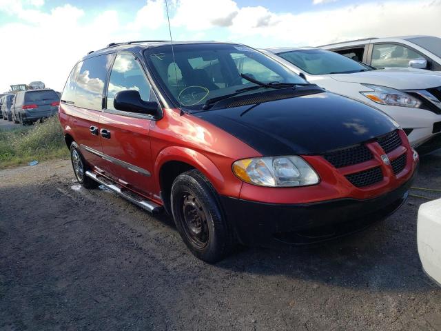 DODGE CARAVAN SE 2002 with VIN 1B4GP25372B616128 - Photo from auction