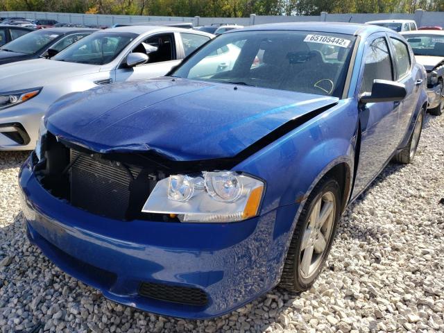 Photo 2 from auction – 2013 DODGE AVENGER SE with VIN 1C3CDZAB1DN644710