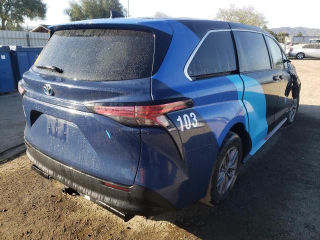 Photo 4 from auction – 2021 TOYOTA SIENNA LE with VIN 5TDKRKEC5MS028005