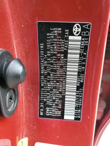 Photo 10 from auction – 2015 TOYOTA COROLLA L with VIN 5YFBURHE5FP205779