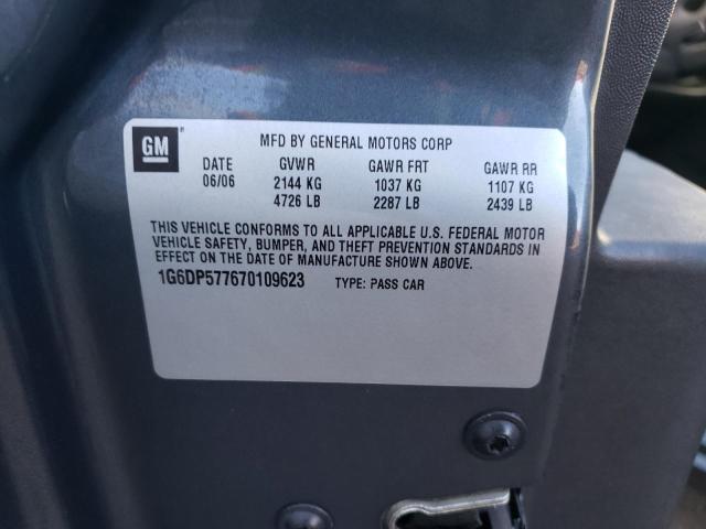 Photo 10 from auction – 2007 CADILLAC CTS HI FEA with VIN 1G6DP577670109623