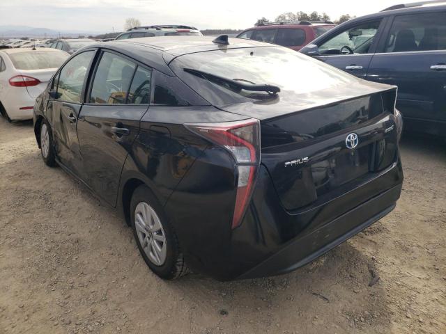 Photo 3 from auction – 2016 TOYOTA PRIUS with VIN JTDKBRFU6G3012762