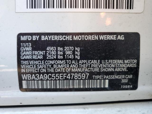 Photo 10 from auction – 2014 BMW 335 I with VIN WBA3A9C55EF478597
