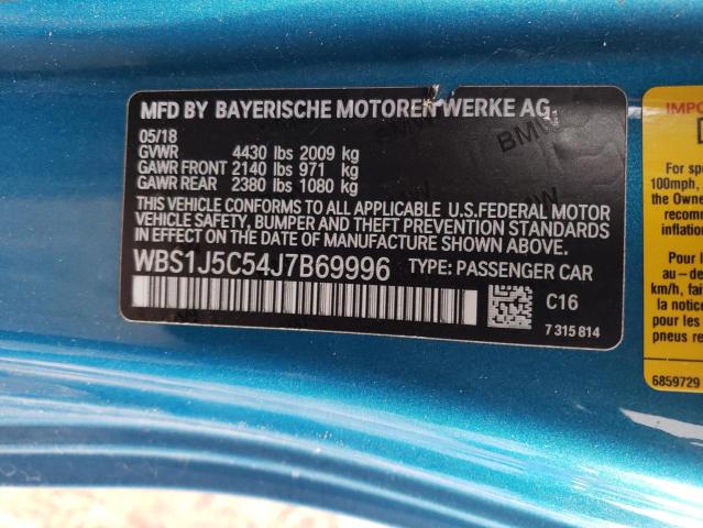 Photo 10 from auction – 2018 BMW M2 with VIN WBS1J5C54J7B69996