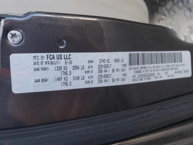 Photo 10 from auction – 2016 DODGE GRAND CARA with VIN 2C4RDGBG2GR366931