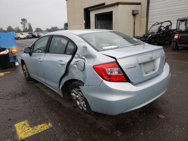Photo 3 from auction – 2012 HONDA CIVIC LX with VIN 19XFB2F54CE305726