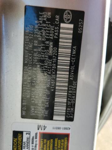 Photo 10 from auction – 2011 TOYOTA CAMRY BASE with VIN 4T4BF3EK7BR167200