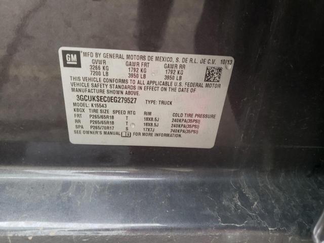 Photo 10 from auction – 2014 CHEVROLET SILVERADO with VIN 3GCUKSEC0EG279527