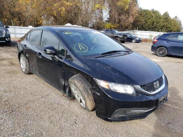 HONDA CIVIC LX 2013 with VIN 2HGFB2F43DH038481 - Photo from auction