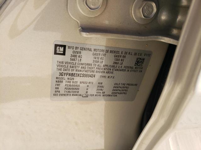 Photo 10 from auction – 2012 CADILLAC SRX PERFOR with VIN 3GYFNBE3XCS569424