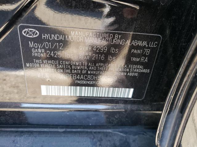 Photo 10 from auction – 2013 HYUNDAI SONATA GLS with VIN 5NPEB4AC8DH520729