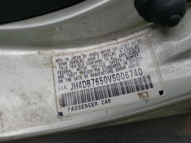 Photo 10 from auction – 1997 ACURA INTEGRA LS with VIN JH4DB7650VS006740