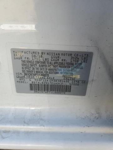 Photo 10 from auction – 2018 NISSAN VERSA S with VIN 3N1CN7AP7JL888272