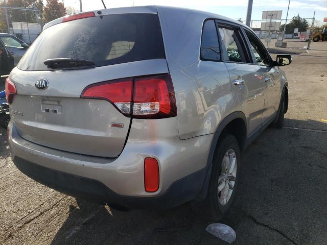 Photo 4 from auction – 2014 KIA SORENTO LX with VIN 5XYKT3A67EG525868