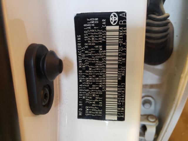 Photo 10 from auction – 2015 TOYOTA COROLLA L with VIN 5YFBURHE8FP335796