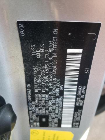 Zdjęcie 10 z aukcji – 2005 TOYOTA HIGHLANDER z VIN JTEDP21A150049386