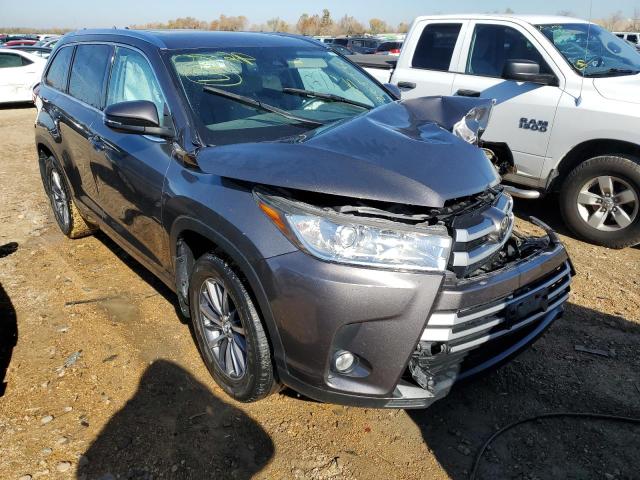 TOYOTA HIGHLANDER 2017 with VIN 5TDJZRFH4HS419232 - Photo from auction