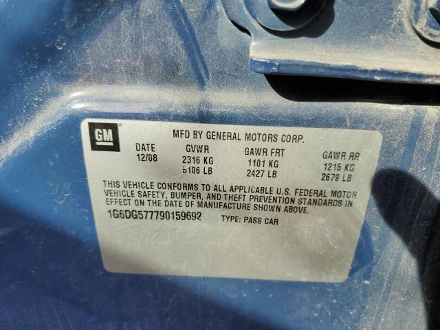 Photo 10 from auction – 2009 CADILLAC CTS with VIN 1G6DG577790159692