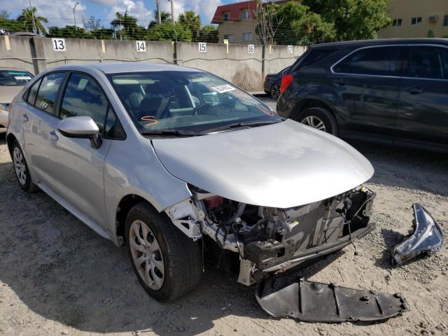 TOYOTA COROLLA LE 2022 with VIN 5YFEPMAE0NP281359 - Photo from auction