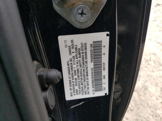 Photo 10 from auction – 2012 HONDA CIVIC SI with VIN 2HGFB6E53CH701225