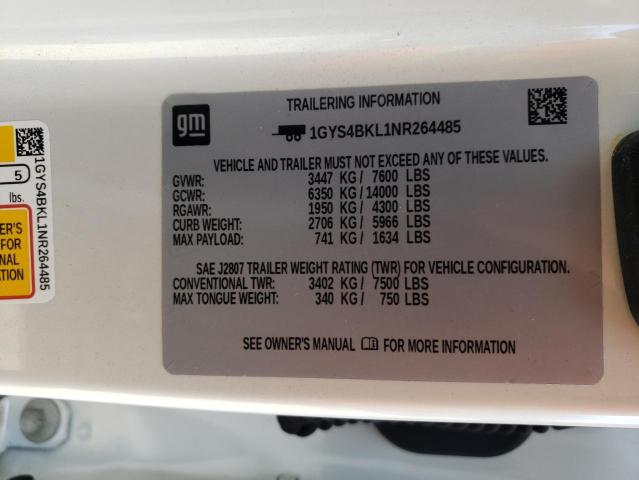 Photo 10 from auction – 2022 CADILLAC ESCALADE P with VIN 1GYS4BKL1NR264485