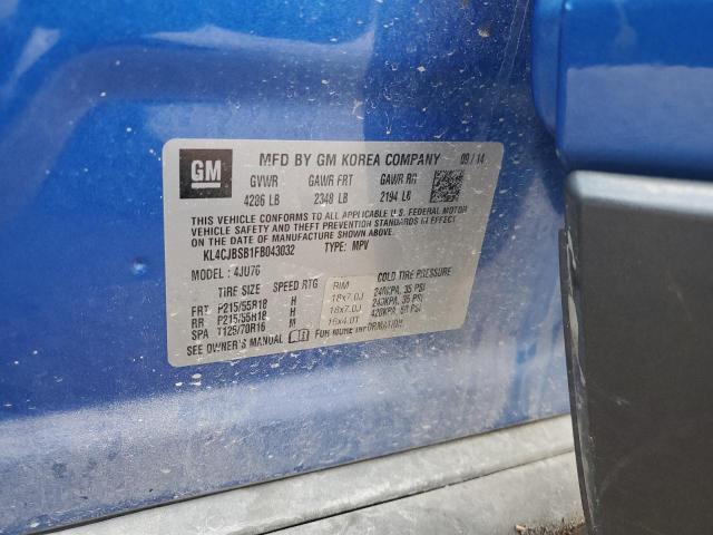 Photo 10 from auction – 2015 BUICK ENCORE CON with VIN KL4CJBSB1FB043032
