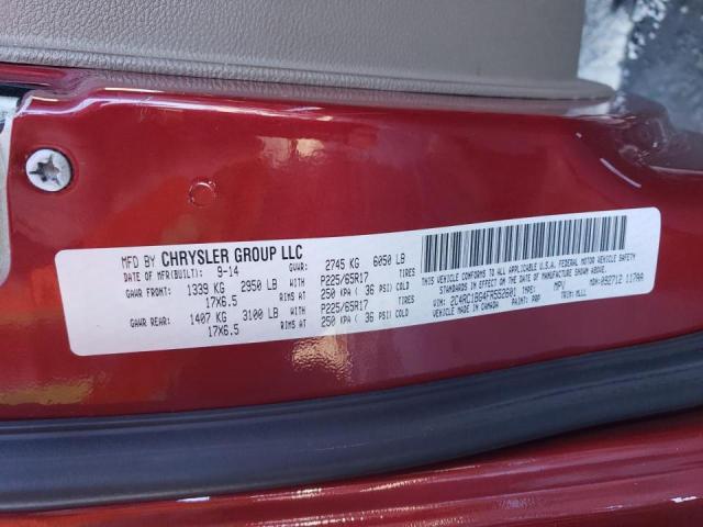 Photo 10 from auction – 2015 CHRYSLER TOWN & COU with VIN 2C4RC1BG4FR552601