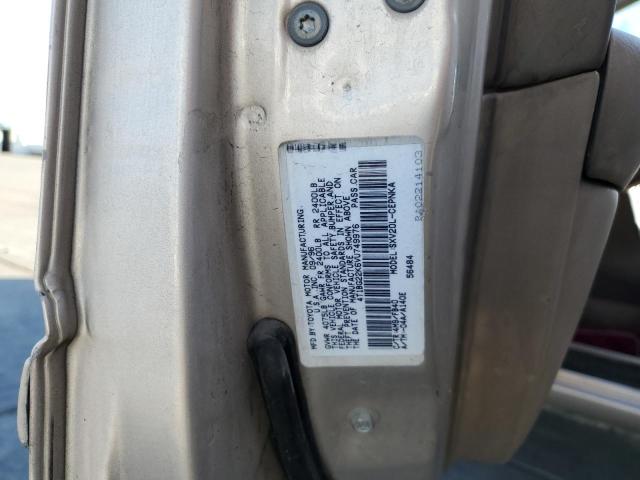 Photo 10 from auction – 1997 TOYOTA CAMRY CE with VIN 4T1BG22K6VU749976
