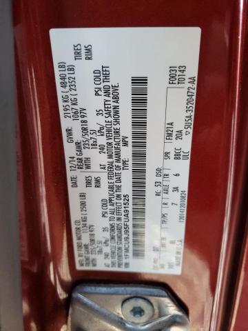 Photo 10 from auction – 2015 FORD ESCAPE TIT with VIN 1FMCU9J95FUA91525