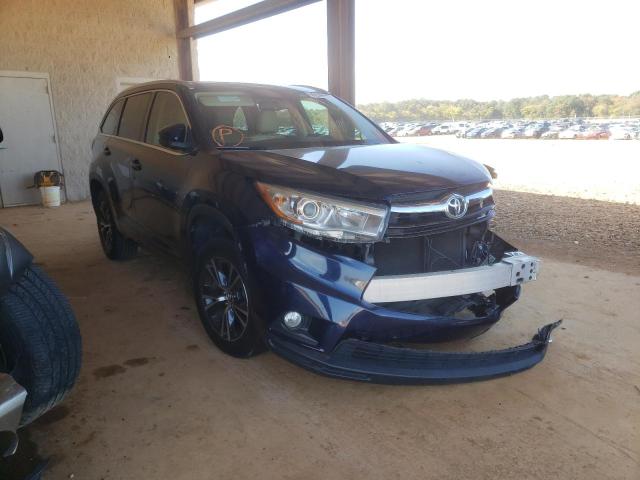 TOYOTA HIGHLANDER 2016 with VIN 5TDKKRFH3GS152432 - Photo from auction