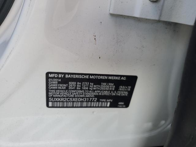 Photo 10 from auction – 2014 BMW X5 SDRIVE3 with VIN 5UXKR2C5XE0H31772