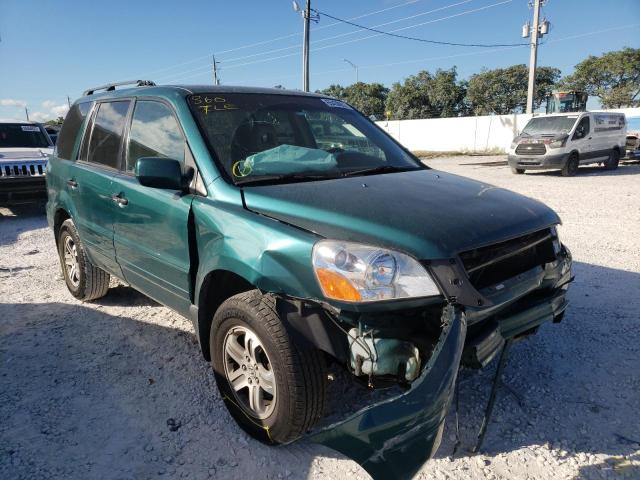 HONDA PILOT EXL 2003 with VIN 2HKYF18513H564822 - Photo from auction