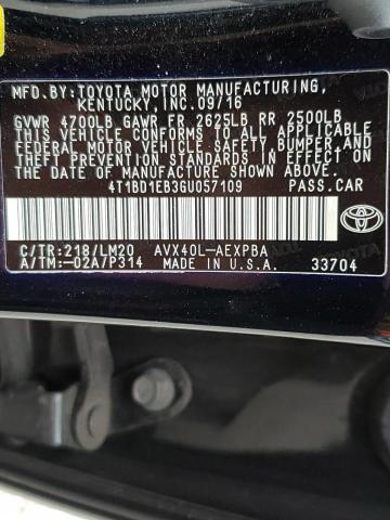 Photo 10 from auction – 2016 TOYOTA AVALON HYB with VIN 4T1BD1EB3GU057109
