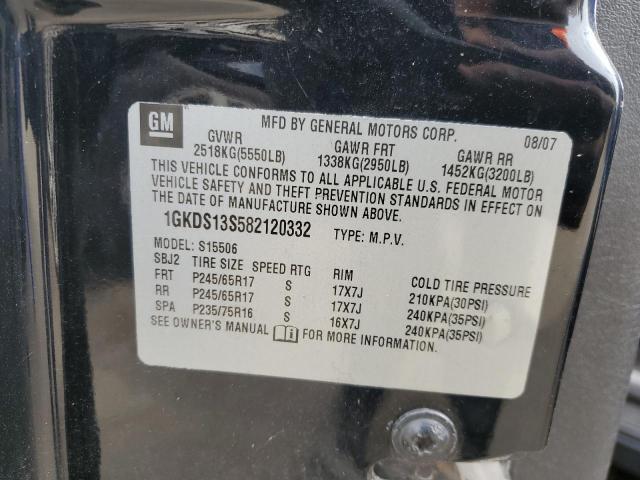 Photo 10 from auction – 2008 GMC ENVOY with VIN 1GKDS13S582120332