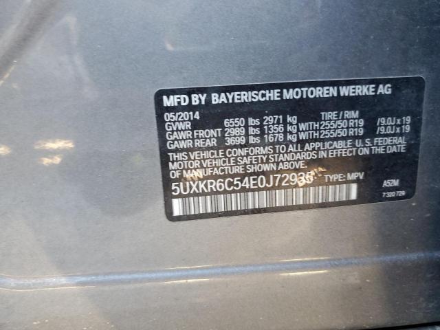 Photo 10 from auction – 2014 BMW X5 XDRIVE5 with VIN 5UXKR6C54E0J72935